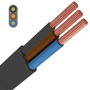 Шнур ШВВП 3х0,5 (чёрный)