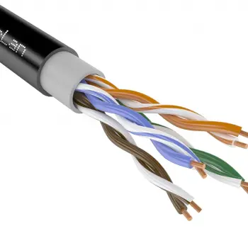 Кабель U/UTP Cat 5e 4х2х0,52 (PVC/PE, чёрный)