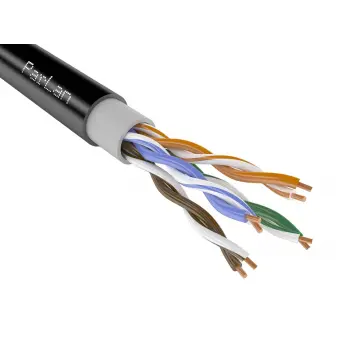 Кабель U/UTP Cat 5e 4х2х0,52 (PVC/PE, чёрный)