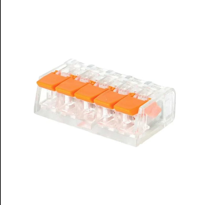 Клемма КРУ-415 (СМК 221-415) 5 отверстий  0.5-4мм