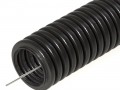 Труба гофрированная ПНД безгалогенная черная с/з d=20 мм строительная