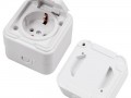 Розетка 1-местная RA16-211-Белая 16А, IP44 c заземлением с крышкой