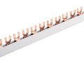 Шина соединительная тип FORK 2 полюса 63А (54 модуля L = 1 метр )