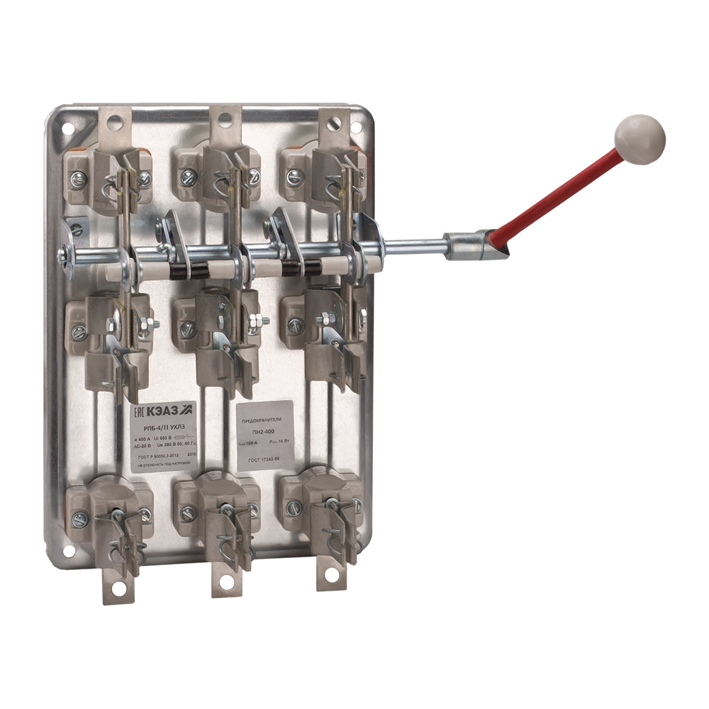 Рубильник РБ 250А правосторонний SHCET