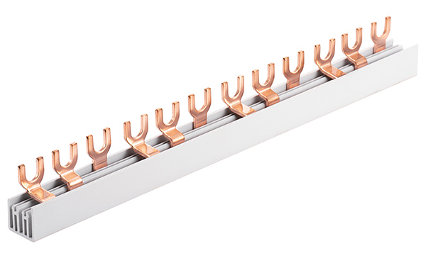 Шина соединительная тип FORK 3 полюса 63А (12 модулей)