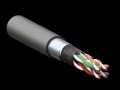 Кабель F/UTP Cat 5e 4х2х0,45 (LDPE, чёрный)