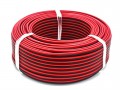 Провод ПВАМ-0,35 (чёрно-красный)