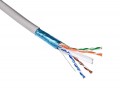 Кабель F/UTP Cat 6 4х2х0,23AWG (LSZH нг(А)-HF, серый)