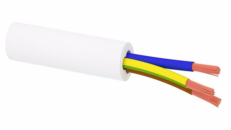 Провод ПВС 5х4,0 белый